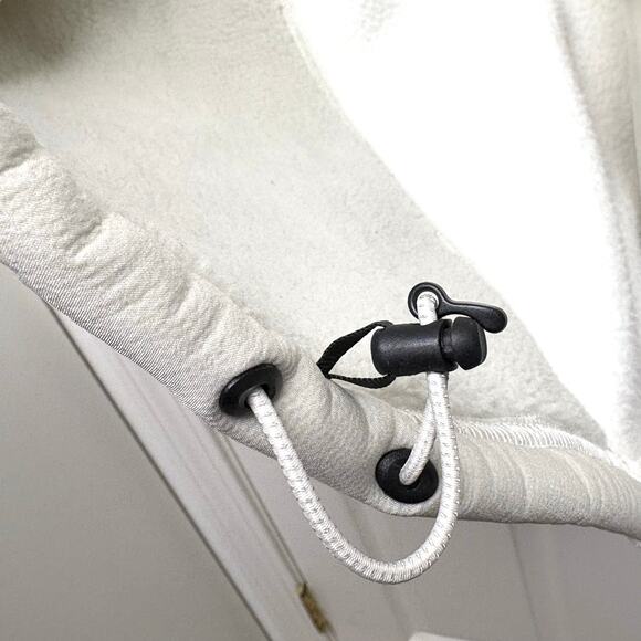 L.L.Bean Soft Shell, Off White Fleece, Taupe Jacket, Full Zip, Womens Size L - Picture 5 of 6